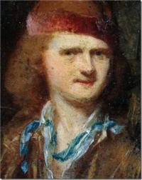Portrait of Cornelis Pronk: Self-portrait